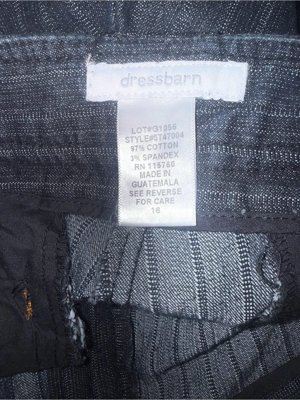 Dressbarn NWT Dark Denim Bermuda Shorts nwt resort preppy size 16